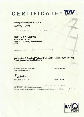 ISO Certificate